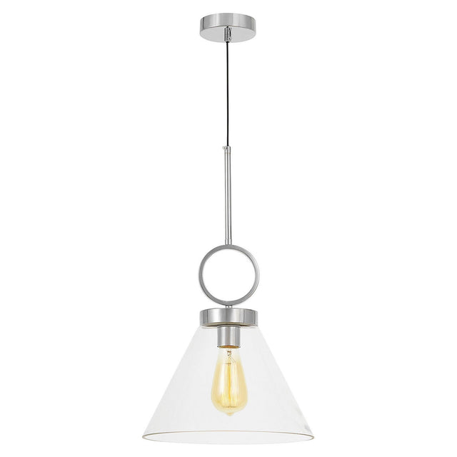 LAMPA WISZĄCA CHROMOWANA NOWOCZESNA FERMINI