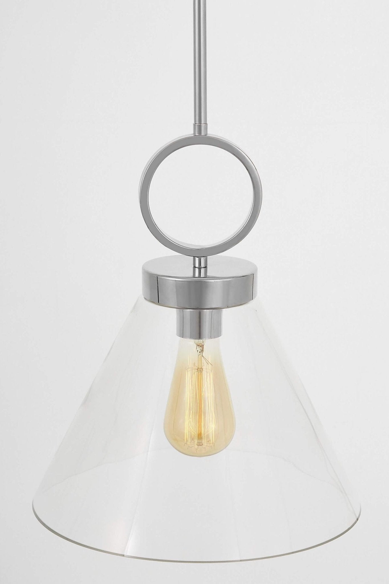 LAMPA WISZĄCA CHROMOWANA NOWOCZESNA FERMINI