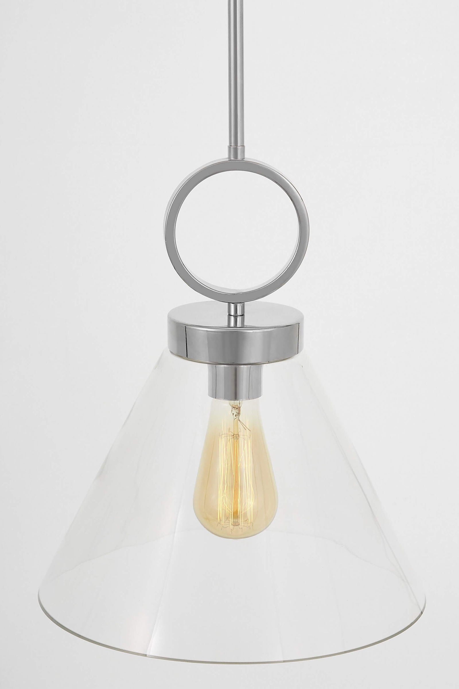 LAMPA WISZĄCA CHROMOWANA NOWOCZESNA FERMINI