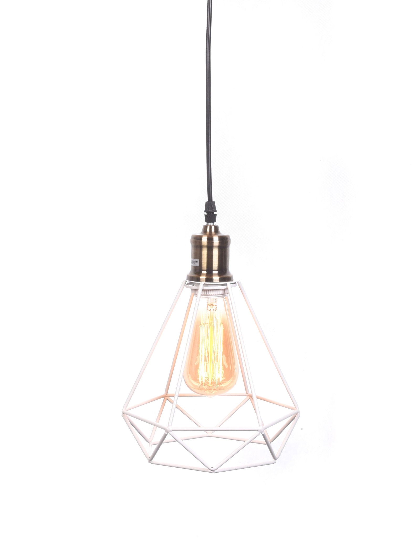 LAMPA WISZĄCA INDUSTRIALNA LOFT BIAŁA COBI
