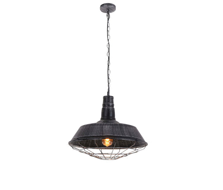 LAMPA WISZĄCA INDUSTRIALNA LOFT STARE SREBRO ARIGIO D45