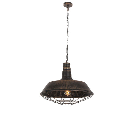 LAMPA WISZĄCA INDUSTRIALNA LOFT STARE ZŁOTO ARIGIO D35