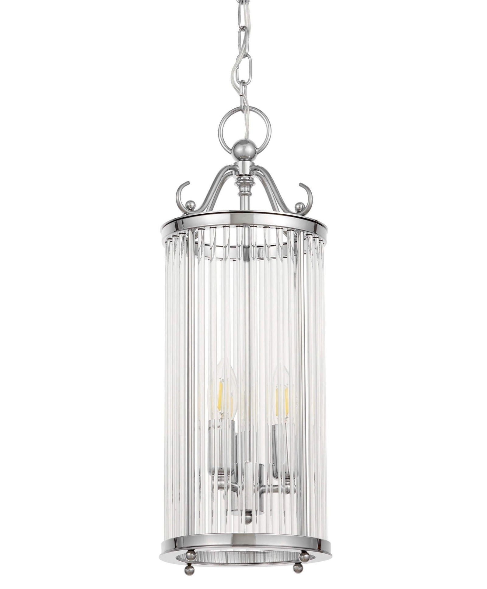 LAMPA WISZĄCA LOFT CHROMOWANA BOSTON W3