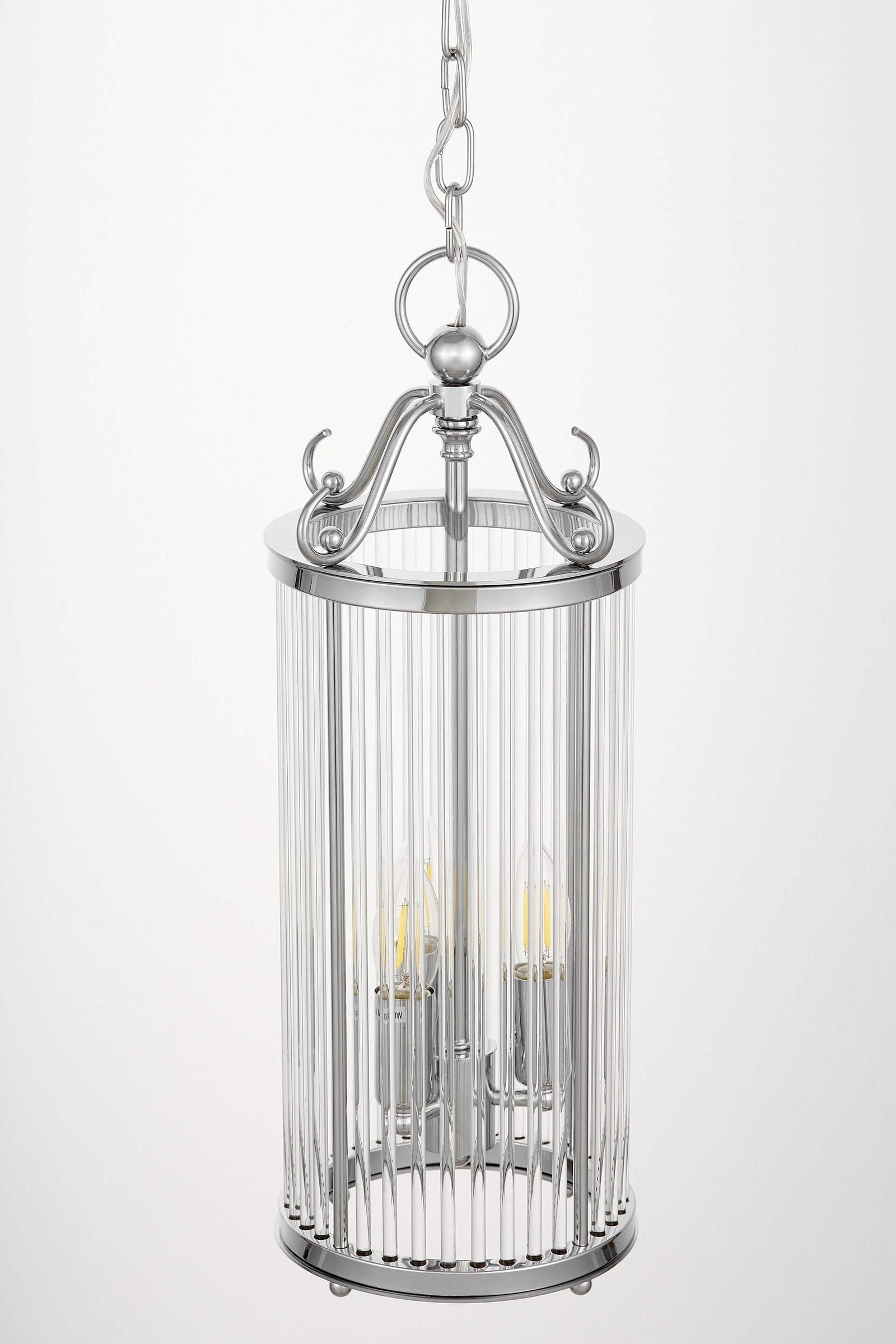 LAMPA WISZĄCA LOFT CHROMOWANA BOSTON W3