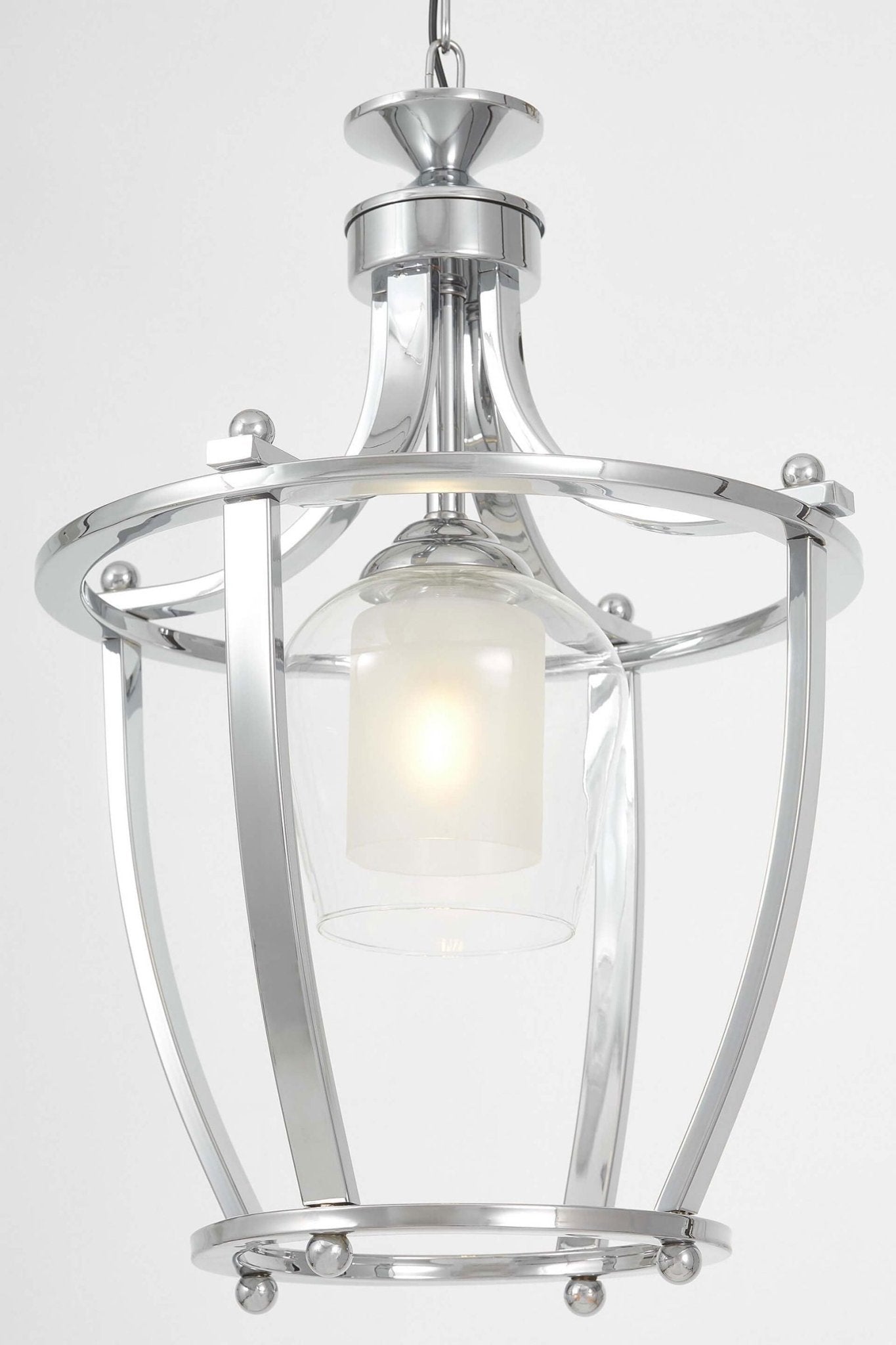 LAMPA WISZĄCA LOFT CHROMOWANA BROOKLYN L1