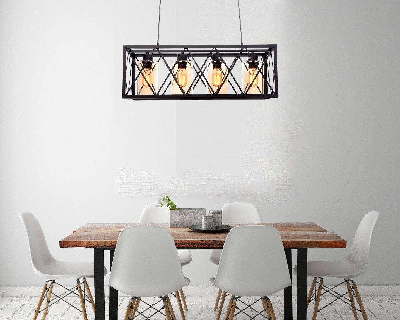 LAMPA WISZĄCA LOFT CZARNA NORTIS
