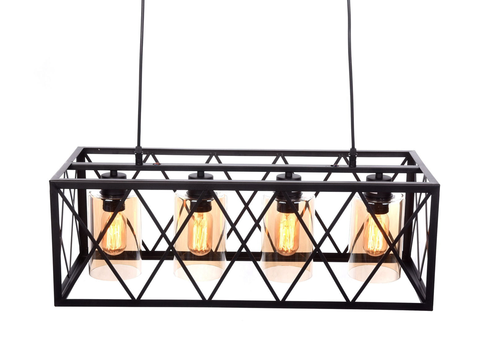 LAMPA WISZĄCA LOFT CZARNA NORTIS