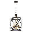 LAMPA WISZĄCA LOFT CZARNO-MOSIĘŻNA ASTILA W3