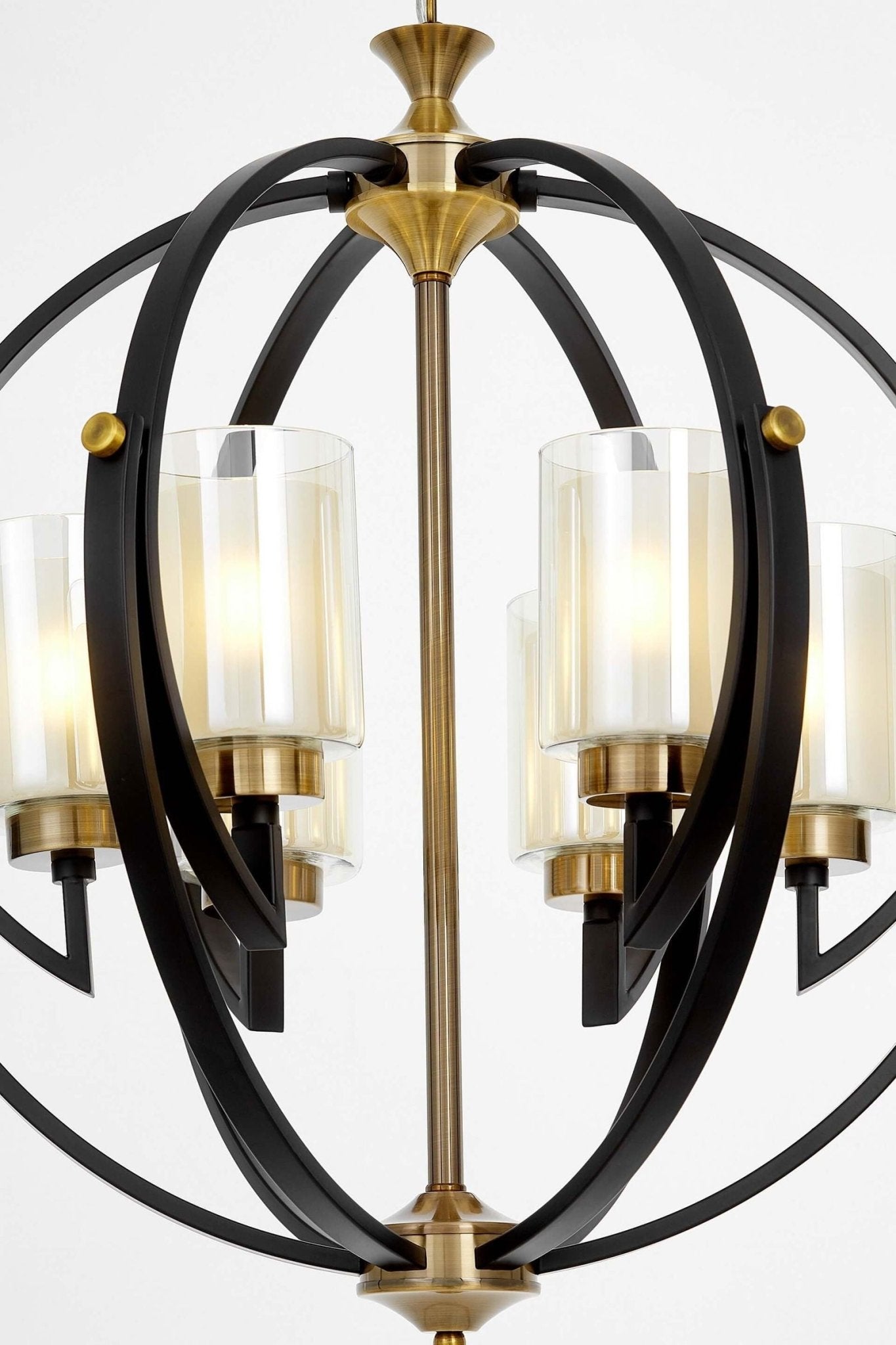 LAMPA WISZĄCA LOFT CZARNO - MOSIĘŻNA BERGEN W6