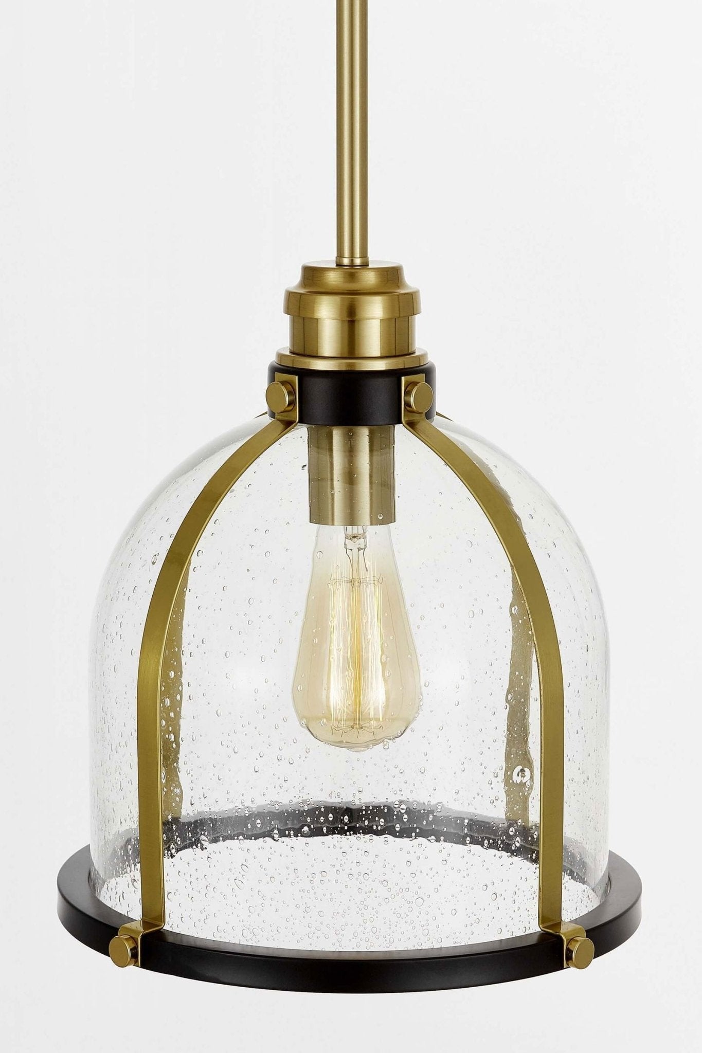 LAMPA WISZĄCA LOFT CZARNO - MOSIĘŻNA BRANSON