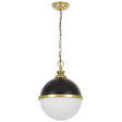 LAMPA WISZĄCA LOFT CZARNO-MOSIĘŻNA LARGO