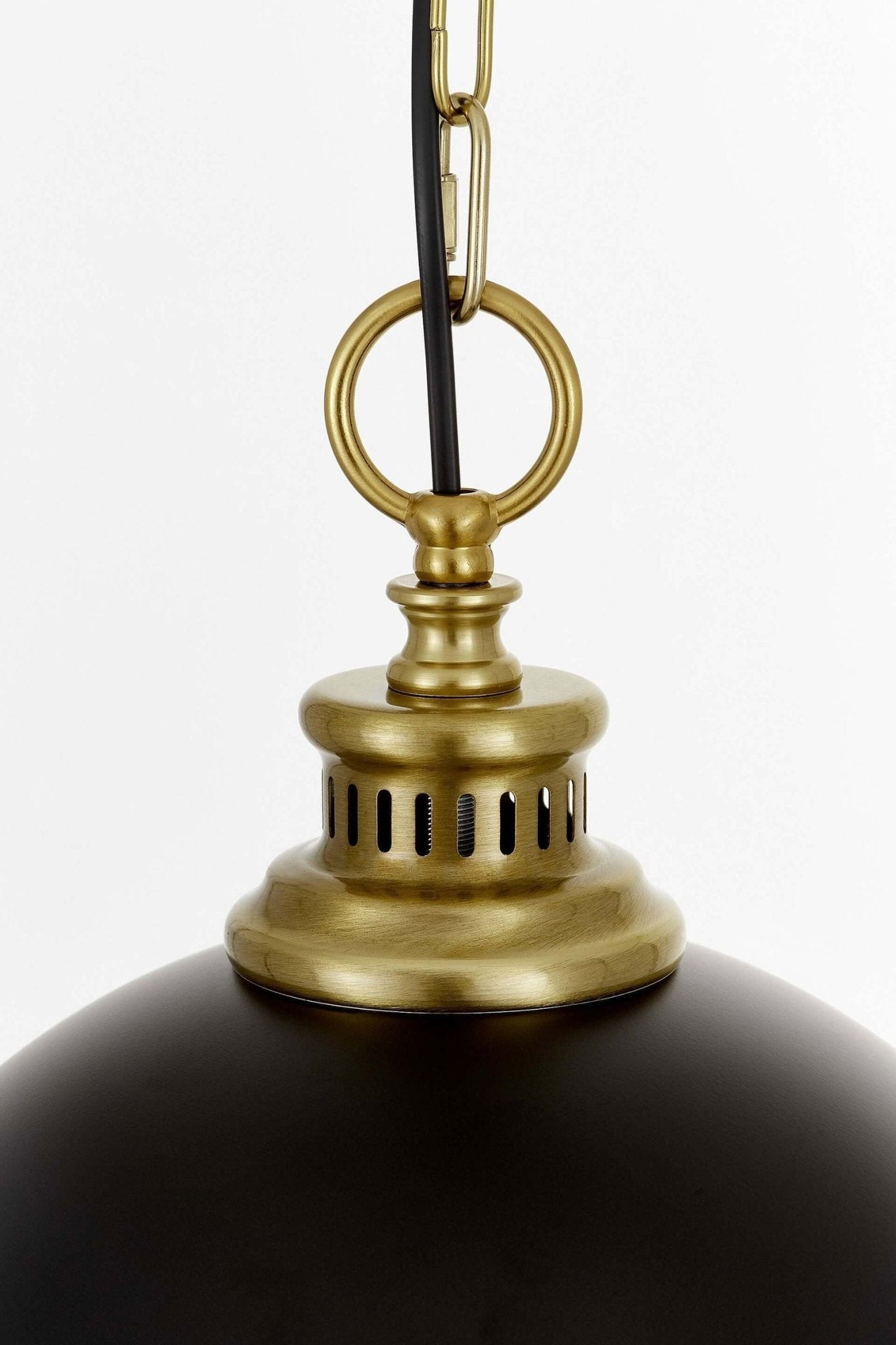 LAMPA WISZĄCA LOFT CZARNO - MOSIĘŻNA LARGO
