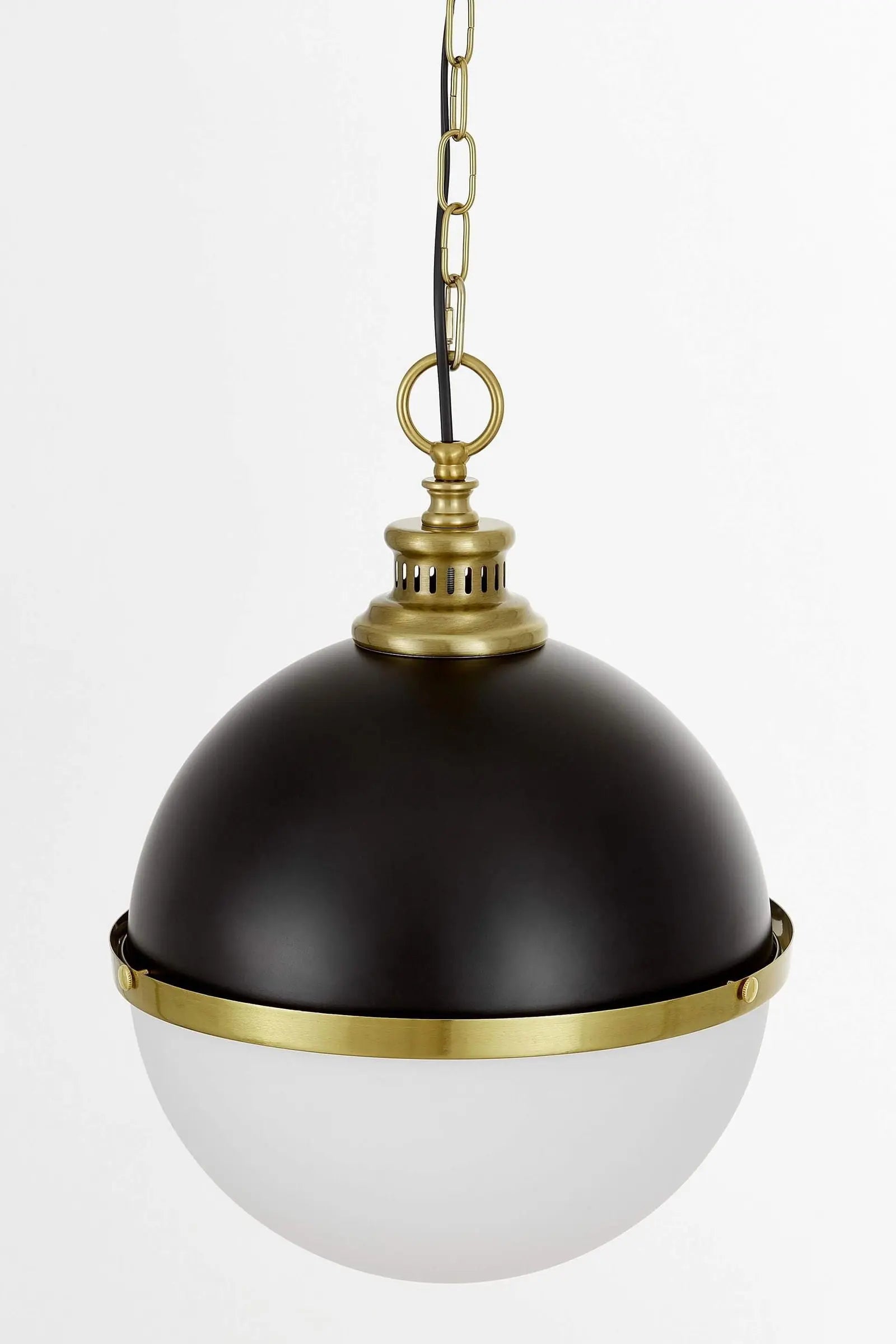 LAMPA WISZĄCA LOFT CZARNO-MOSIĘŻNA LARGO