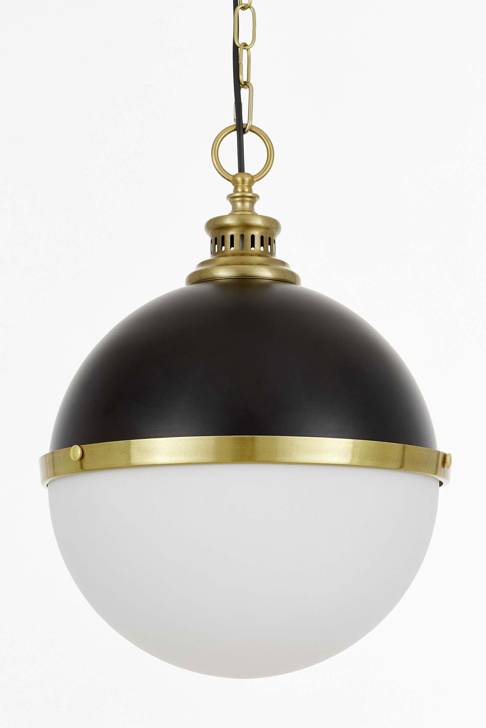 LAMPA WISZĄCA LOFT CZARNO-MOSIĘŻNA LARGO