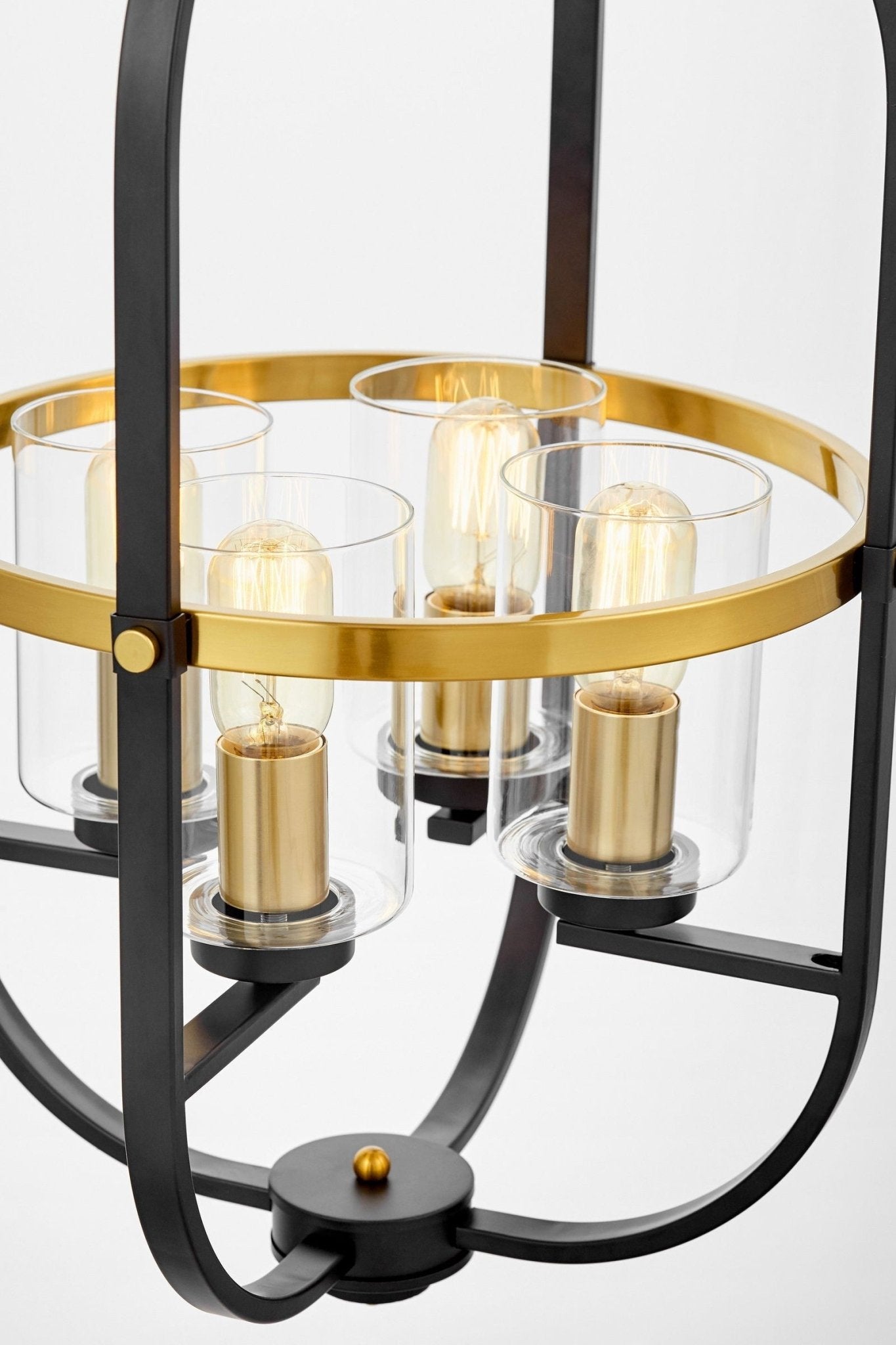 LAMPA WISZĄCA LOFT CZARNO - MOSIĘŻNA MONTEREY W4