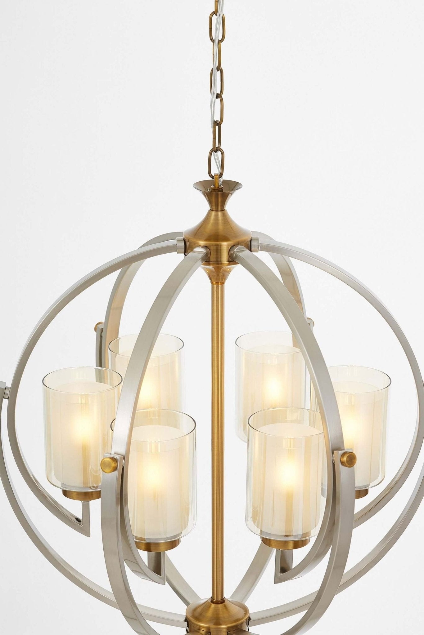 LAMPA WISZĄCA LOFT SATYNOWO - MOSIĘŻNA BERGEN W6