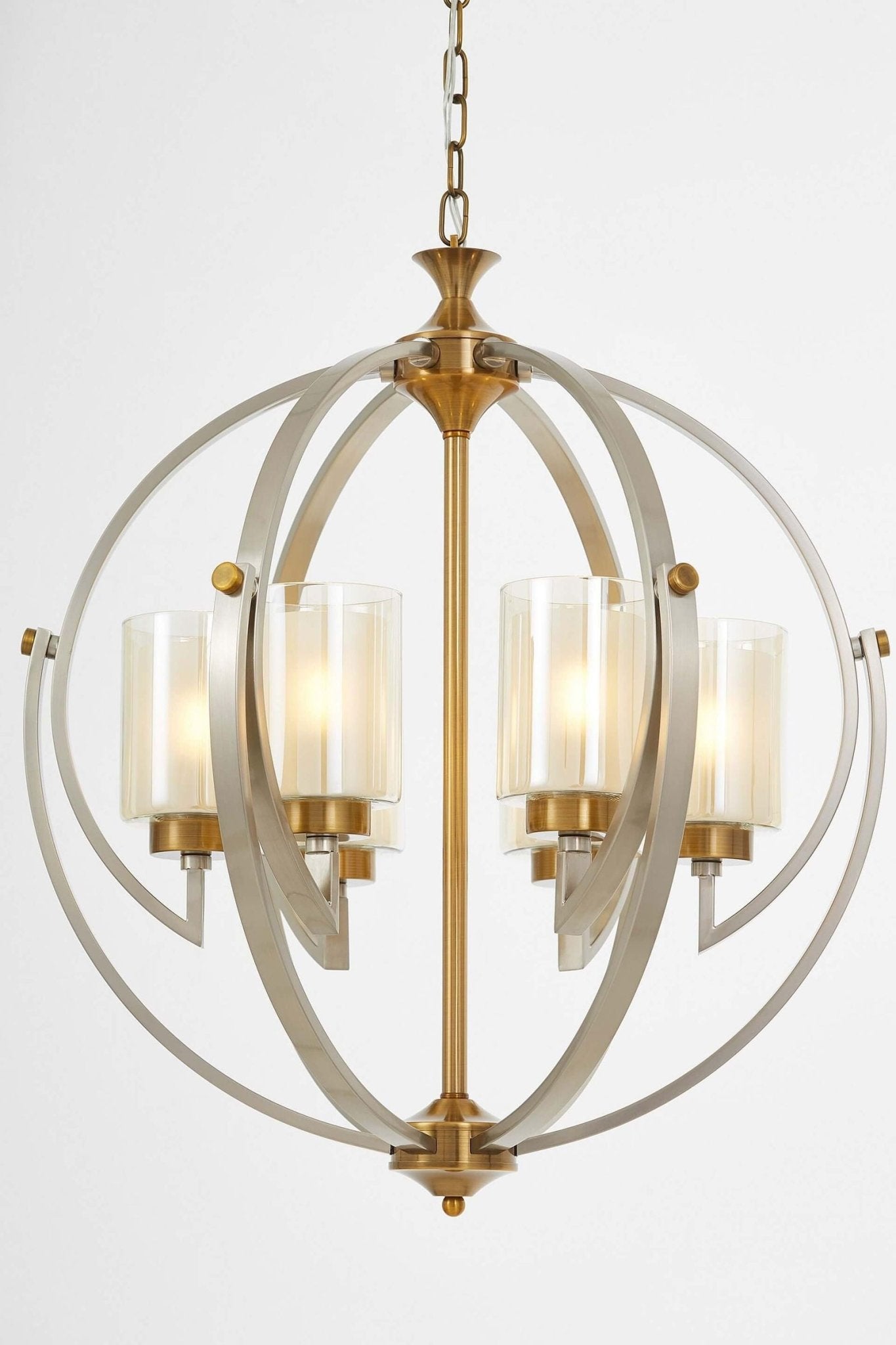 LAMPA WISZĄCA LOFT SATYNOWO - MOSIĘŻNA BERGEN W6