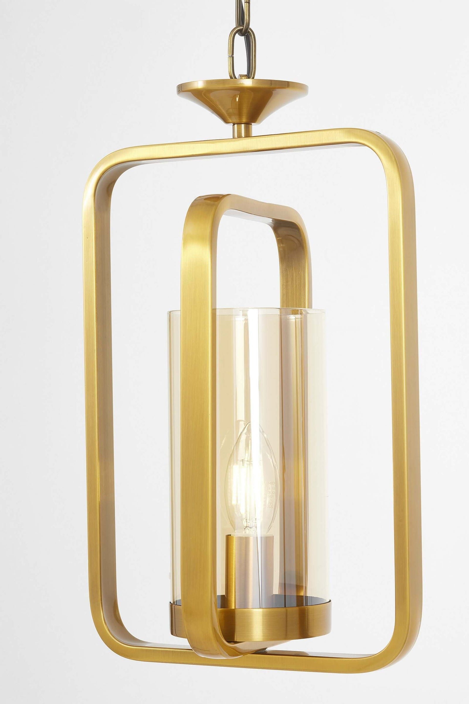 LAMPA WISZĄCA LOFT ZŁOTA BENTON W1