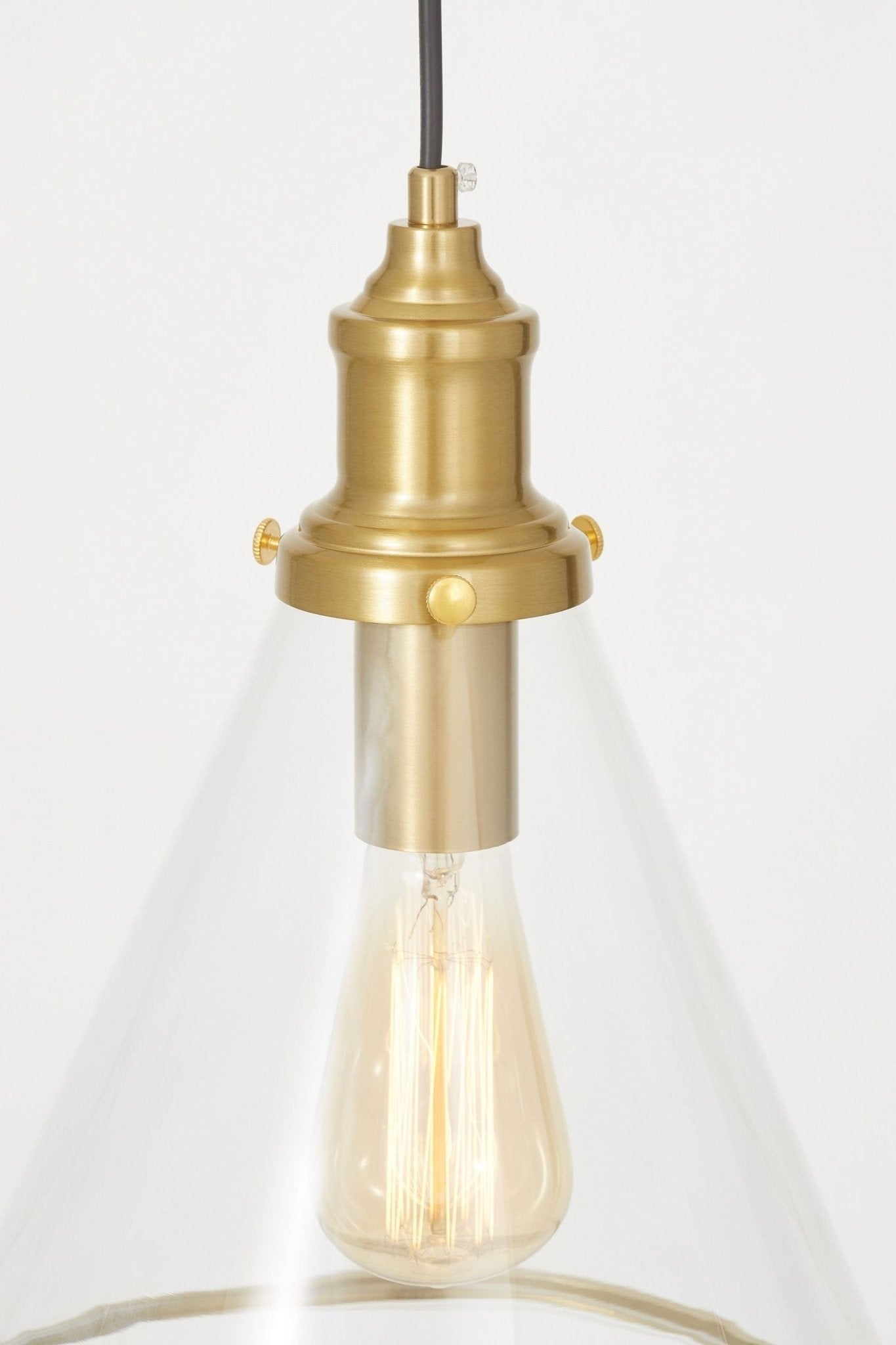 LAMPA WISZĄCA MOSIĘŻNA NOWOCZESNA FEROLI