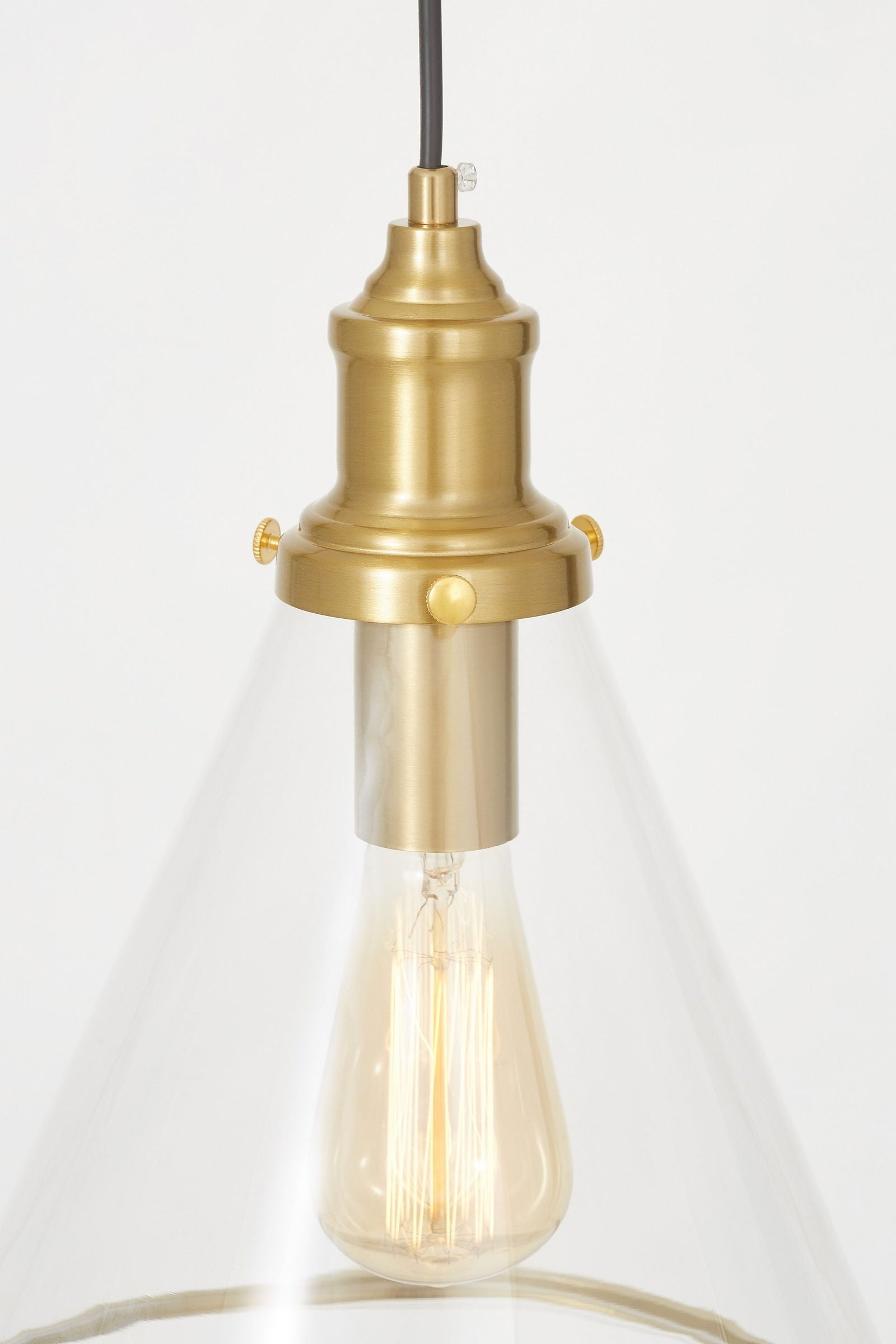 LAMPA WISZĄCA MOSIĘŻNA NOWOCZESNA FEROLI