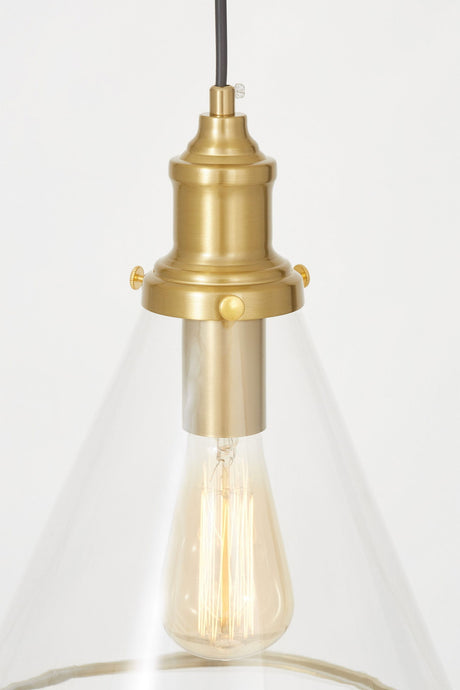 LAMPA WISZĄCA MOSIĘŻNA NOWOCZESNA FEROLI