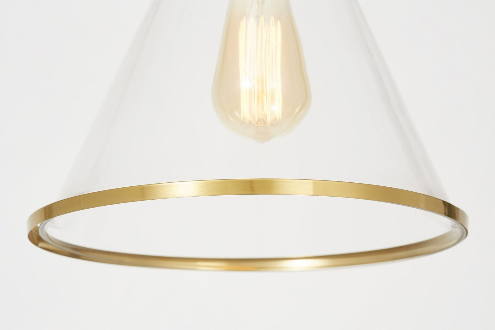 LAMPA WISZĄCA MOSIĘŻNA NOWOCZESNA FEROLI