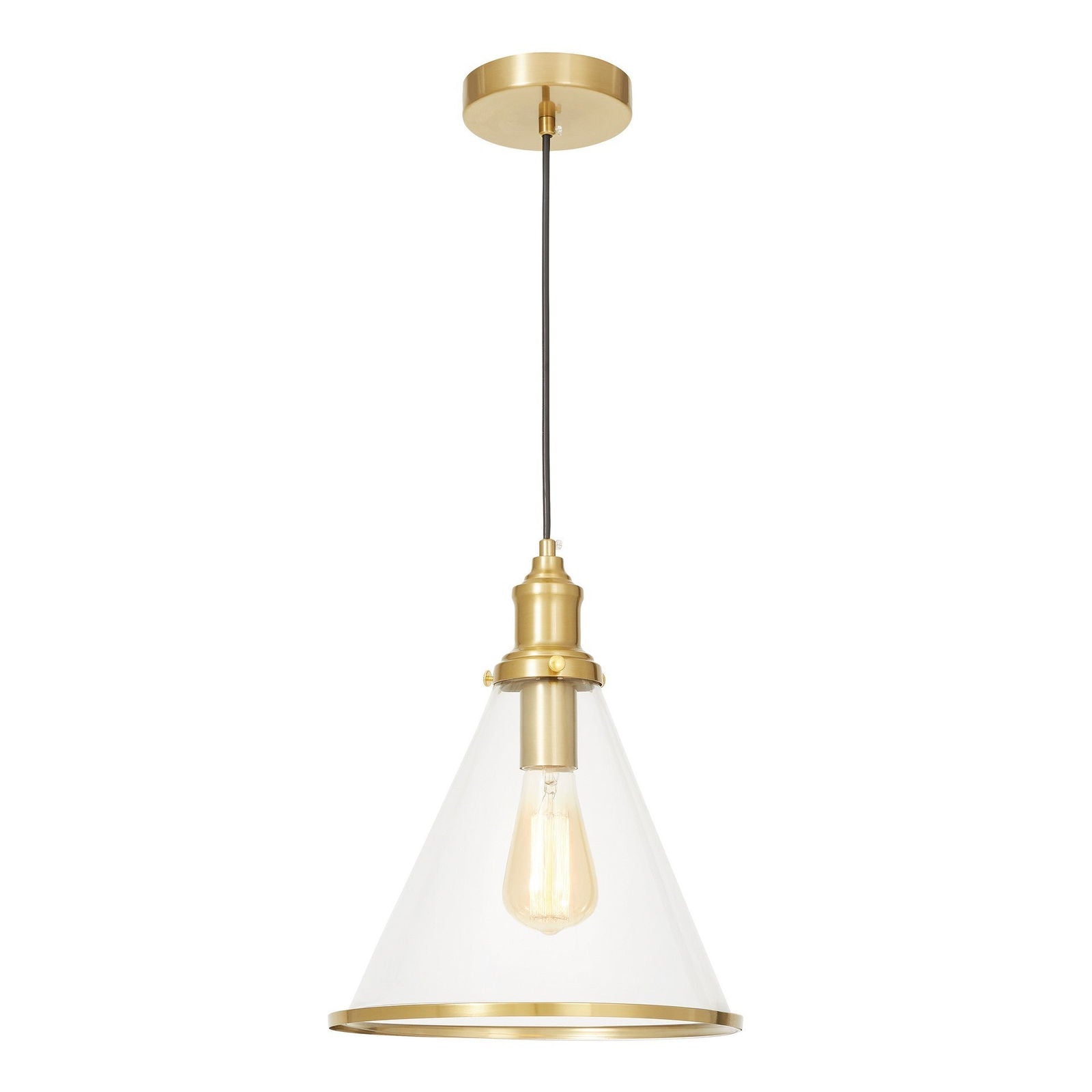LAMPA WISZĄCA MOSIĘŻNA NOWOCZESNA FEROLI