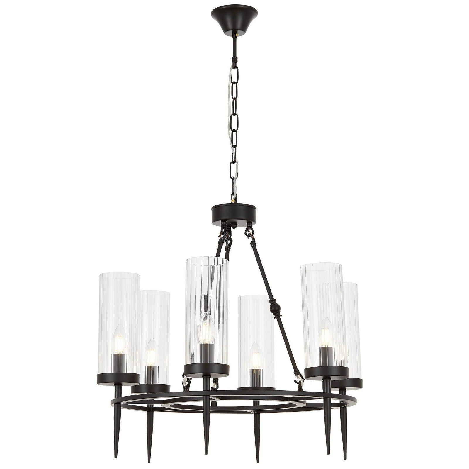 LAMPA WISZĄCA NOWOCZESNA CZARNA MORATTI W6