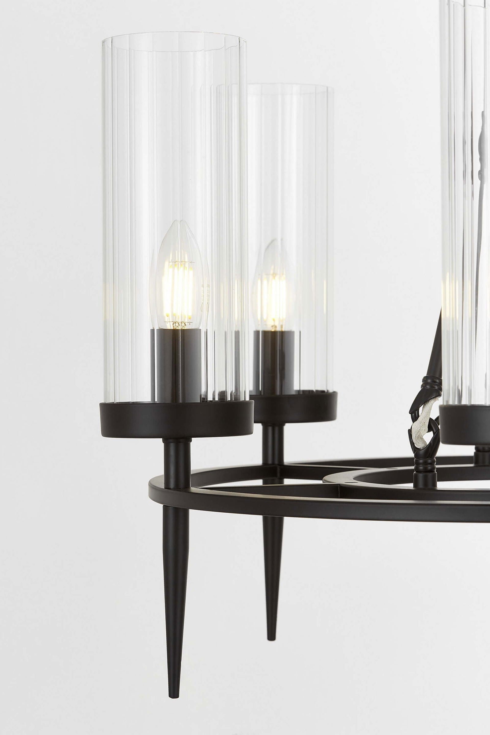 LAMPA WISZĄCA NOWOCZESNA CZARNA MORATTI W6