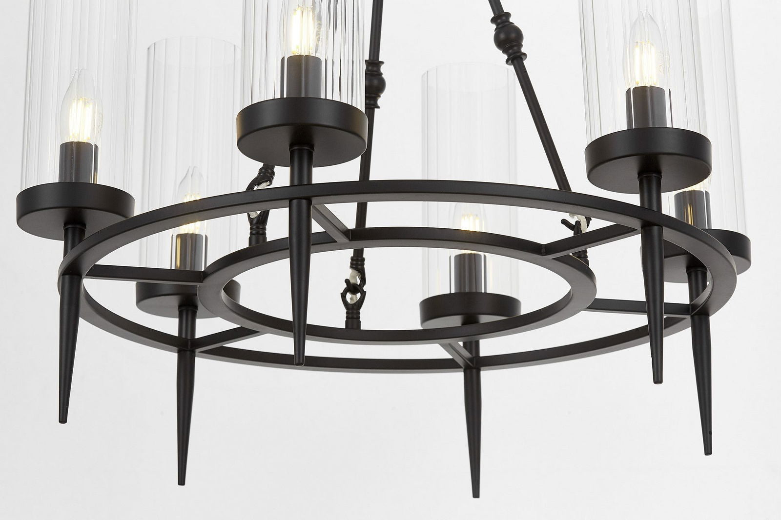 LAMPA WISZĄCA NOWOCZESNA CZARNA MORATTI W6