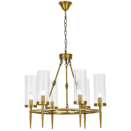 LAMPA WISZĄCA NOWOCZESNA MOSIĘŻNA MORATTI W6