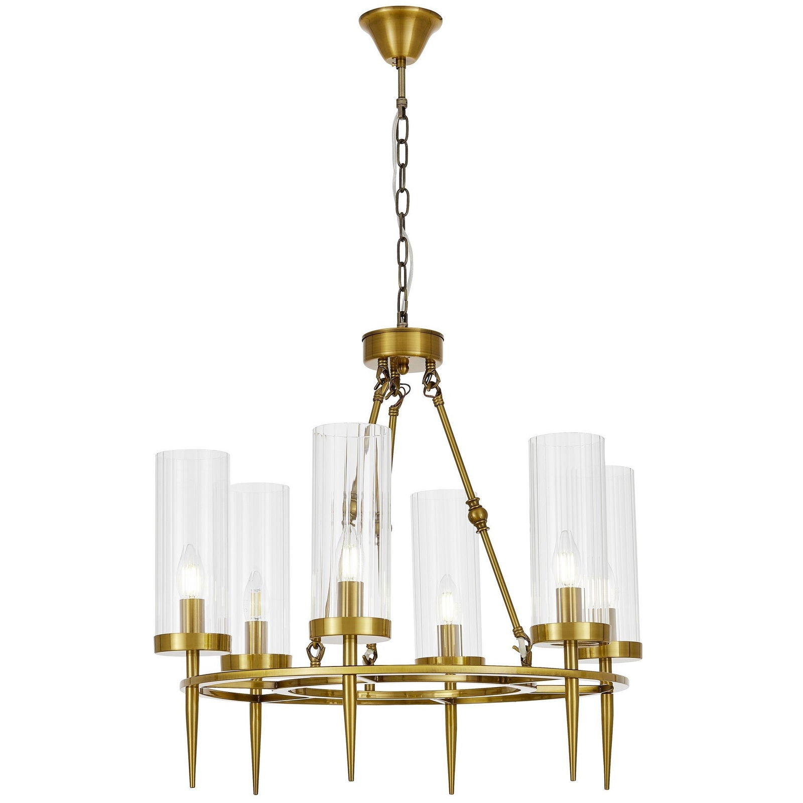 LAMPA WISZĄCA NOWOCZESNA MOSIĘŻNA MORATTI W6
