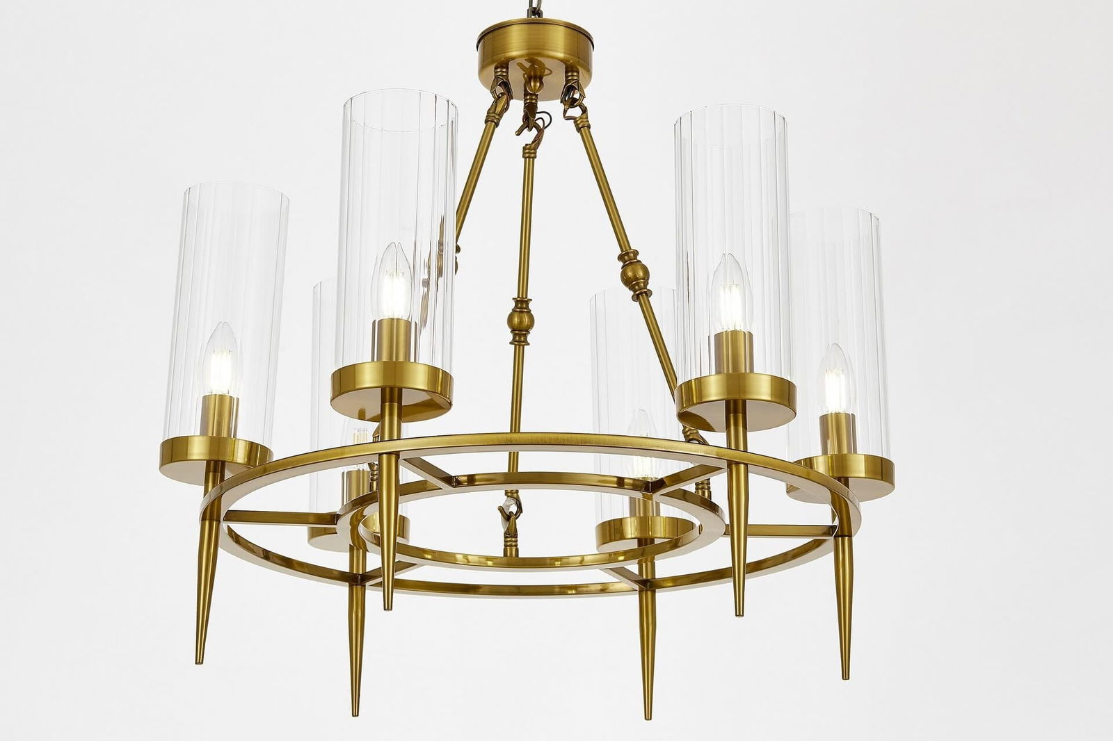 LAMPA WISZĄCA NOWOCZESNA MOSIĘŻNA MORATTI W6