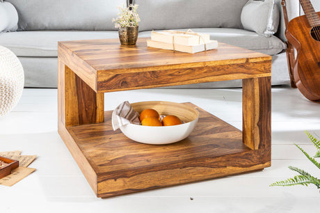 ŁAWA Z DREWNA LITEGO GIANT 60 CM / 36331 / INVICTA INTERIOR