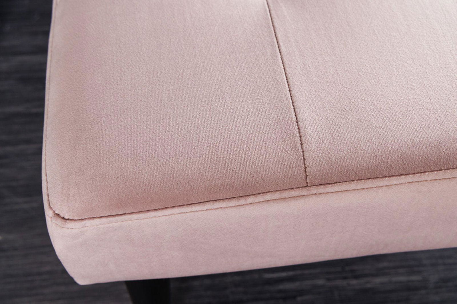 ŁAWKA BOUTIQUE RÓŻOWY AKSAMIT 95 CM / 42194  / INVICTA INTERIOR