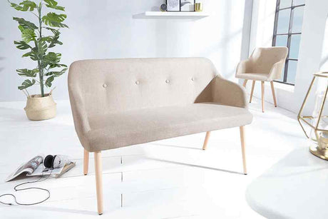 ŁAWKA SCANDINAVIA BEŻOWA / 37927  / INVICTA INTERIOR