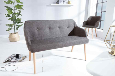ŁAWKA SCANDINAVIA CIEMNOSZARA / 37926  / INVICTA INTERIOR