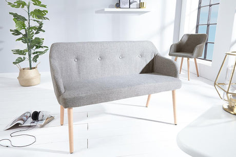 ŁAWKA SCANDINAVIA JASNOSZARA / 37925  / INVICTA INTERIOR