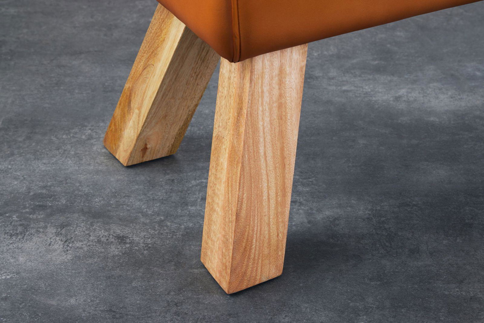 ŁAWKA SKÓRA NATURALNA / 42698  / INVICTA INTERIOR