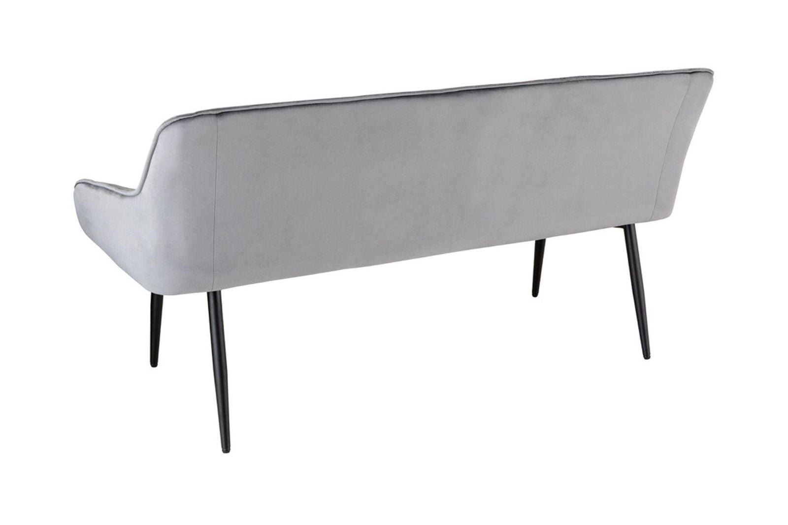 ŁAWKA TURIN SREBRNOSZARY AKSAMIT 160 CM / 43692 / INVICTA INTERIOR