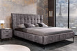 ŁÓŻKO BOUTIQUE CIEMNY SZARY 180 X 200 CM / 41670 / INVICTA INTERIOR