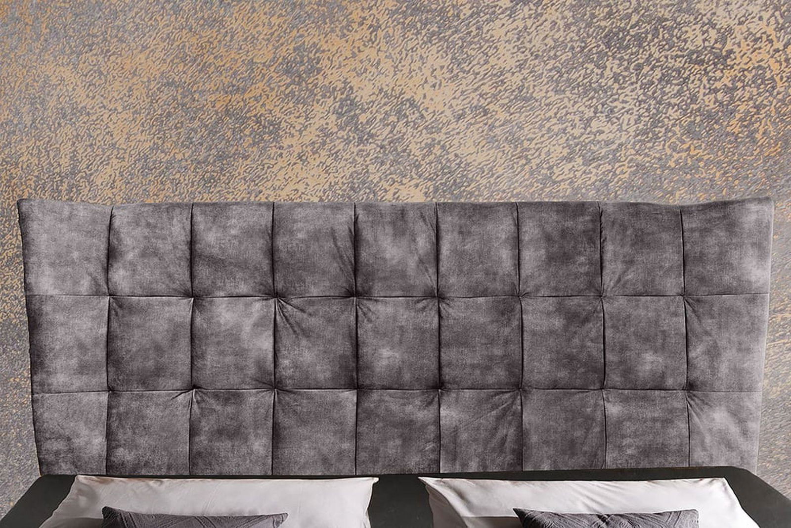 ŁÓŻKO BOUTIQUE CIEMNY SZARY 180 X 200 CM / 41670 / INVICTA INTERIOR