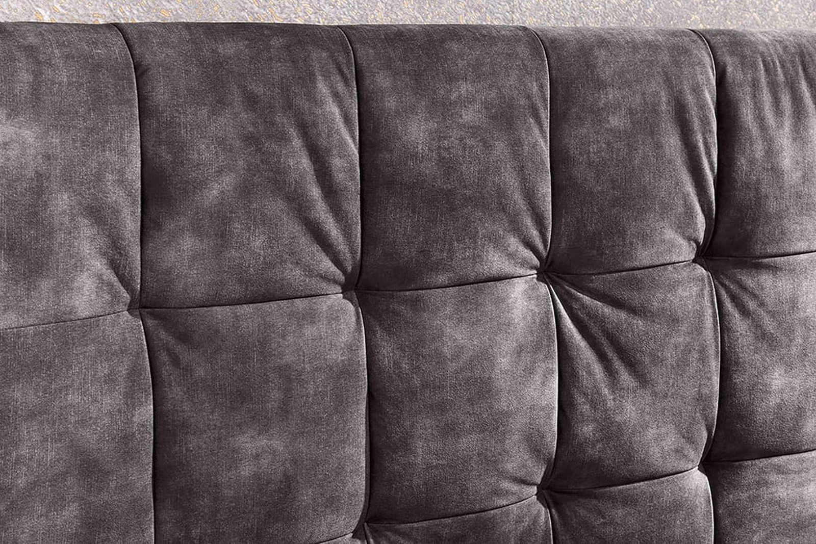 ŁÓŻKO BOUTIQUE CIEMNY SZARY 180 X 200 CM / 41670 / INVICTA INTERIOR