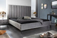 ŁÓZKO COSMOPOLITE 160 CM SREBRNOSZARE / 40558  / INVICTA INTERIOR