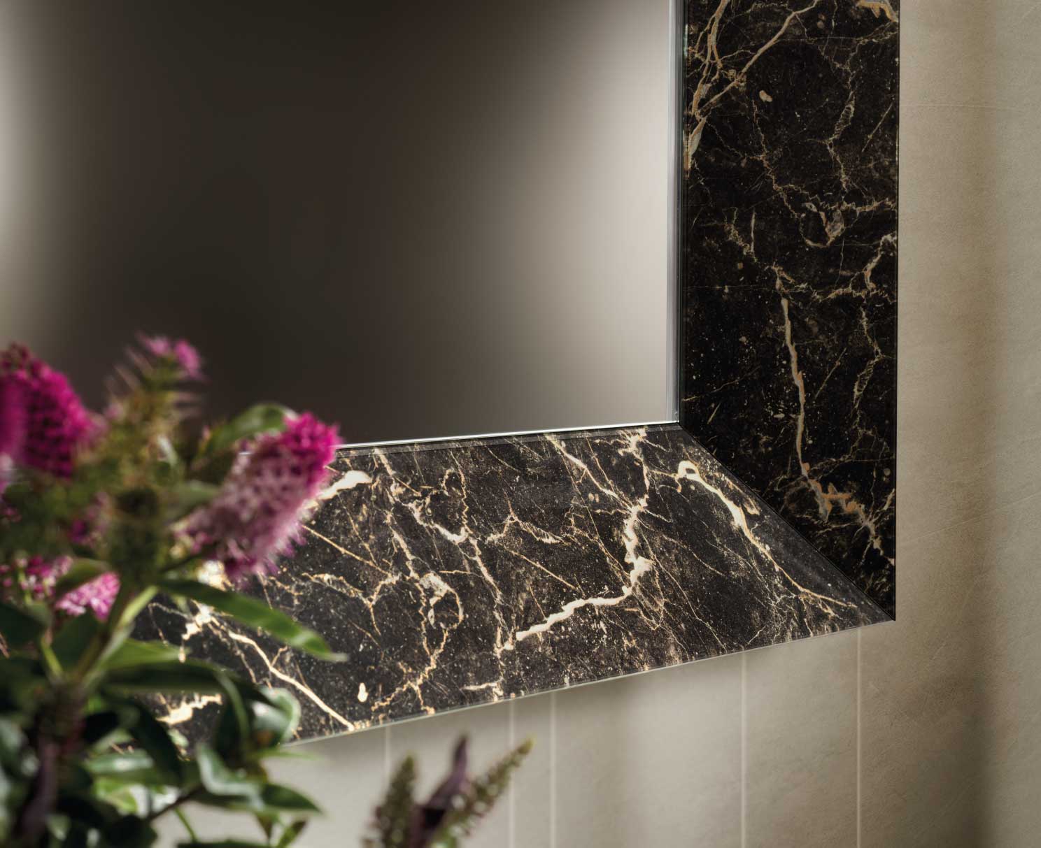LUCE DARK WŁOSKIE LUSTRO 112 CM / ADORA ARREDOCLASSIC
