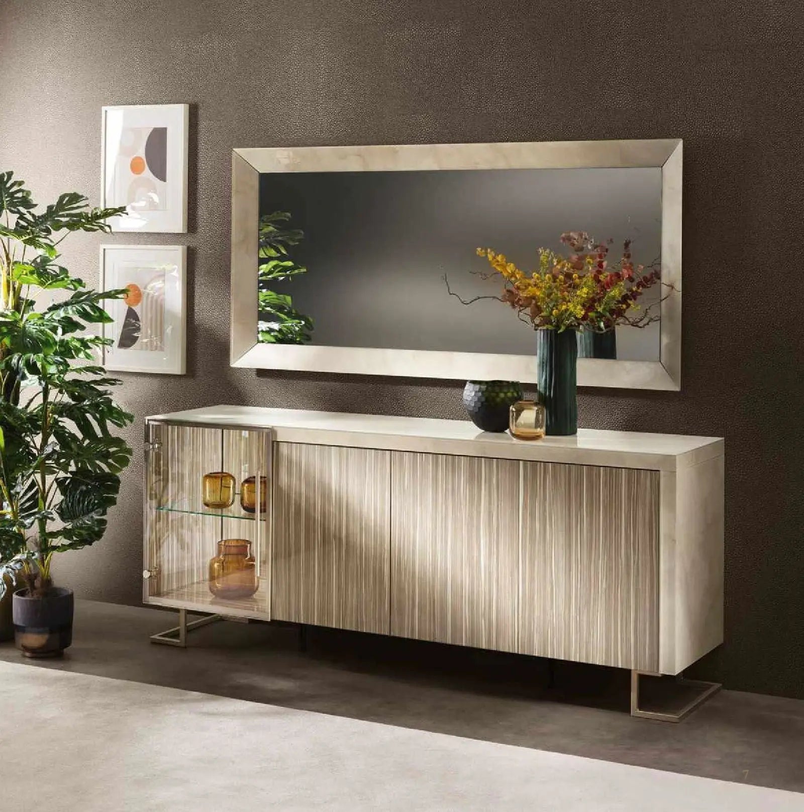 LUCE LIGHT WŁOSKA komoda 4 DRZWIOWA 209CM / ADORA ARREDOCLASSIC