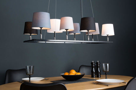 Lampa Levels III czarny szary biały / 38823 INVICTA INTERIOR