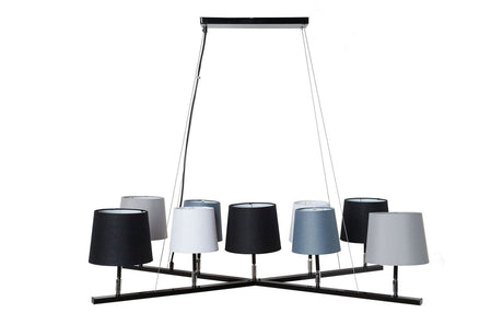 Lampa Levels II czarny szary biały / 38822 / INVICTA INTERIOR