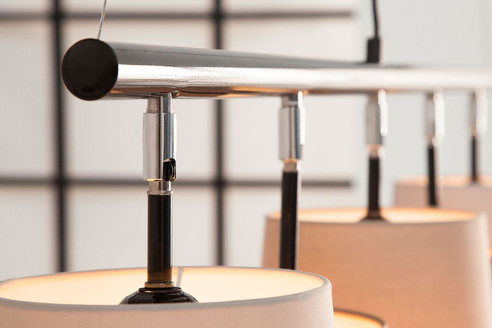 Lampa Levels beż szary brązowy / 38826 / INVICTA INTERIOR