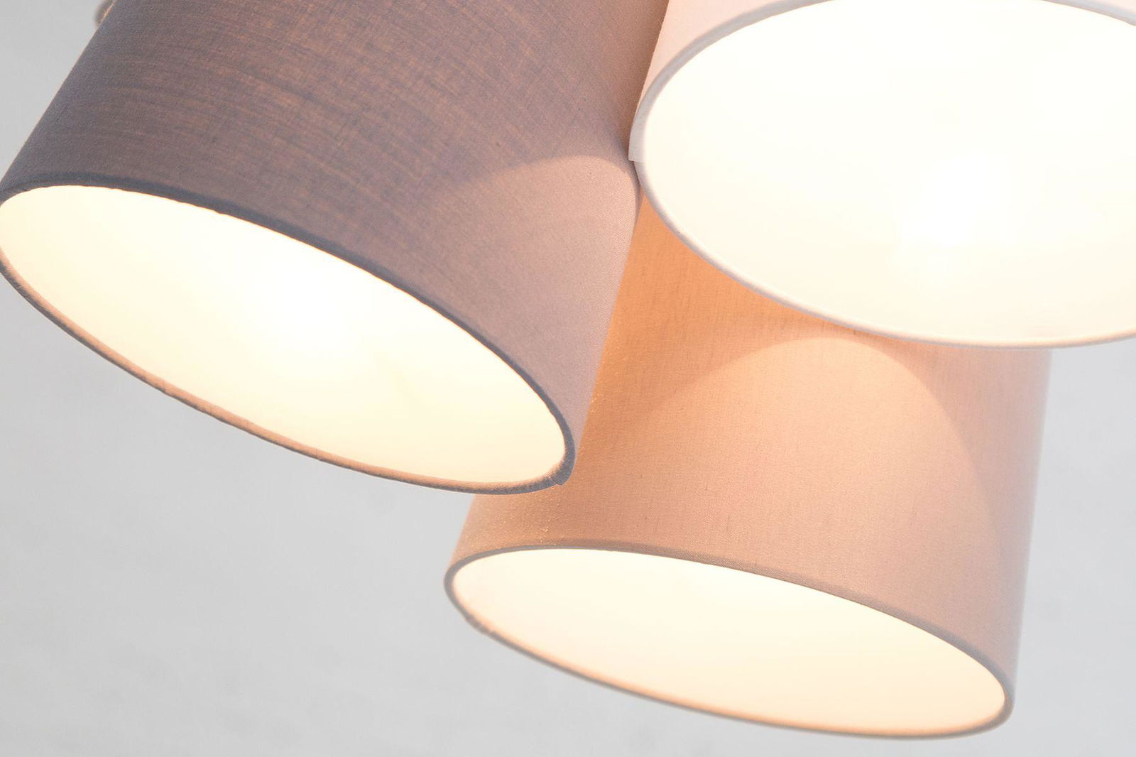 Lampa Levels szary biały czarny  / 37742 / INVICTA INTERIOR